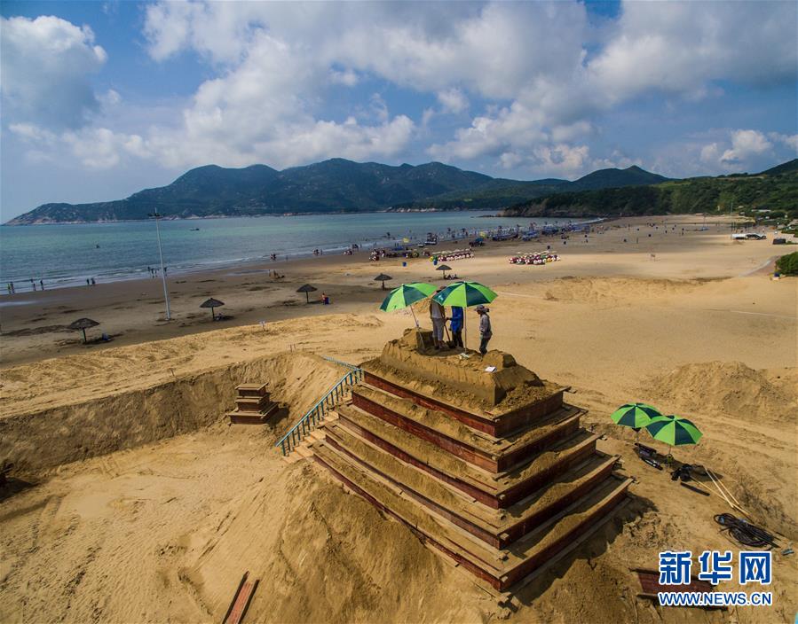 （社會）（4）“沙繪G20”舟山國際沙雕展正式開雕
