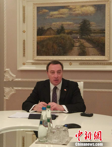 白俄羅斯總統辦公廳副主任斯諾普科夫。