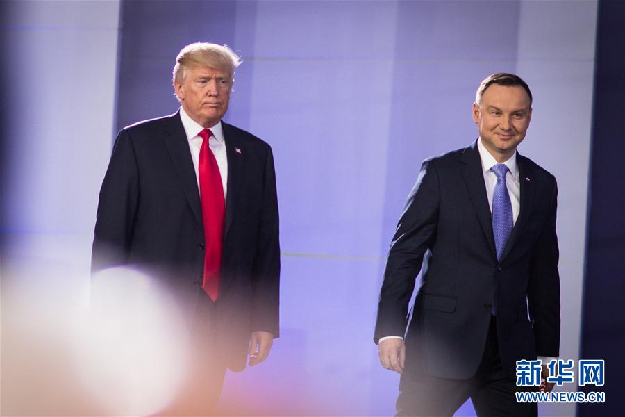 （XHDW）（1）美國總統特朗普訪問波蘭