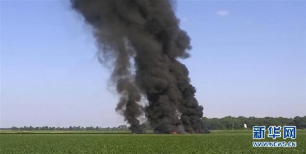 （國際）（1）美軍一架空中加油機在密西西比州墜毀