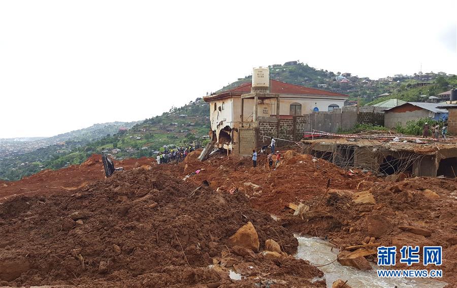 （國際）（3）塞拉利昂首都洪水和泥石流災害造成至少300人遇難