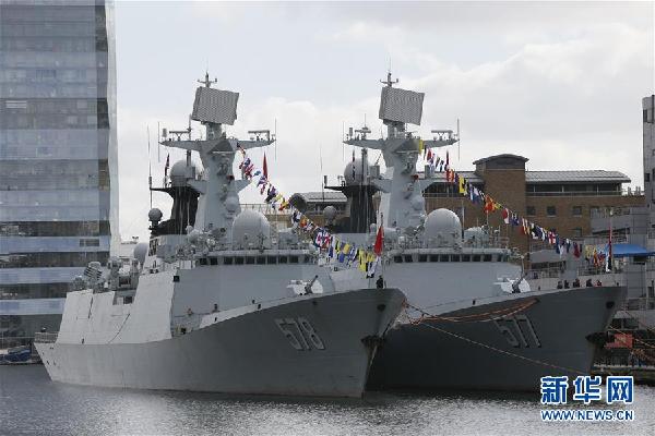 （國際）（1）中國海軍第二十六批護航編隊訪問英國