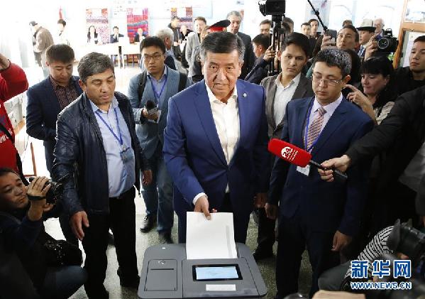 （國際）（1）初步結果顯示熱恩別科夫在吉爾吉斯斯坦總統選舉中獲勝 