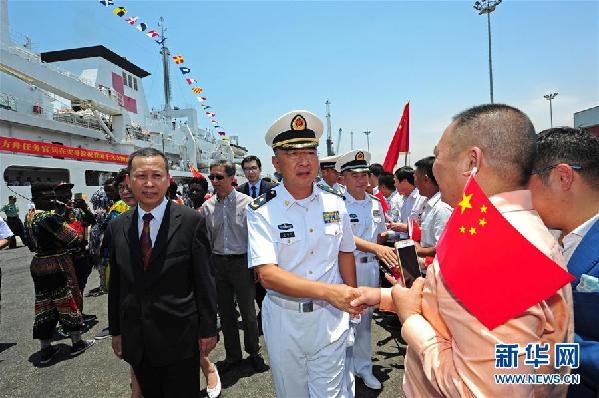 （國際）（2）中國海軍和平方舟醫院船首訪安哥拉