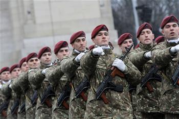 羅馬尼亞舉行國慶閱兵式