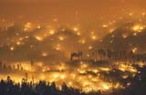 美國加州山火蔓延 數百人被迫撤離