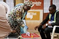 尼日利亞總統大選登場 民眾進行投票環節