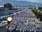 加拿大蒙特利爾玩優雅 5500人齊穿白衣共赴白色晚宴【高清組圖】