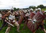 英國歷史愛好者重現古羅馬士兵生活戰事（組圖）