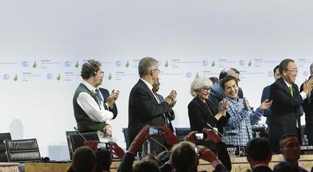 巴黎氣候變化大會通過全球氣候新協議 組圖