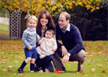 威廉王子全家福發布 喬治小王子將上幼兒園