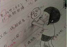 日本學生教科書創意涂鴉 腦洞大開（組圖）