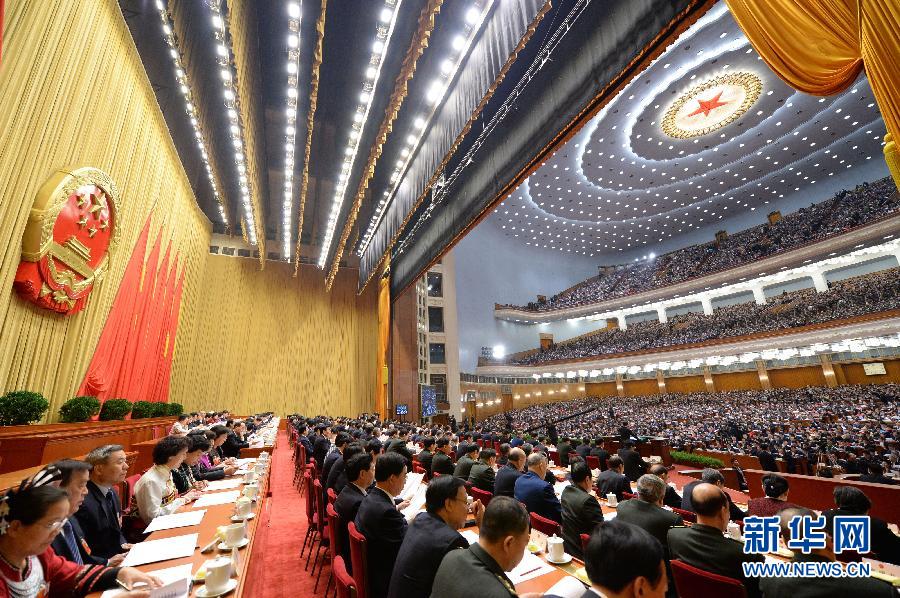（两会&middot;人大开幕）（19）十二届全国人大一次会议在京开幕