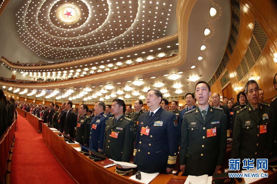 （两会&middot;人大开幕）（5）十二届全国人大一次会议在京开幕