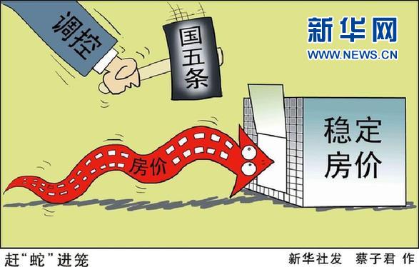 （图表&middot;漫画）[楼市调控]赶&ldquo;蛇&rdquo;进笼