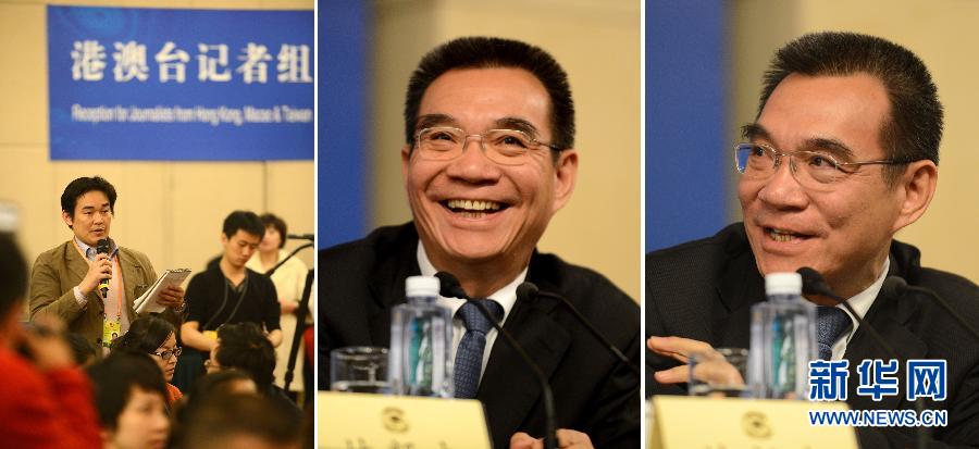 （两会抓拍&middot;新华直击）我来给你做翻译