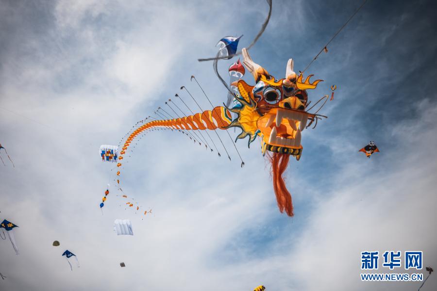 扶摇直上!中国风筝亮相新西兰最大风筝节