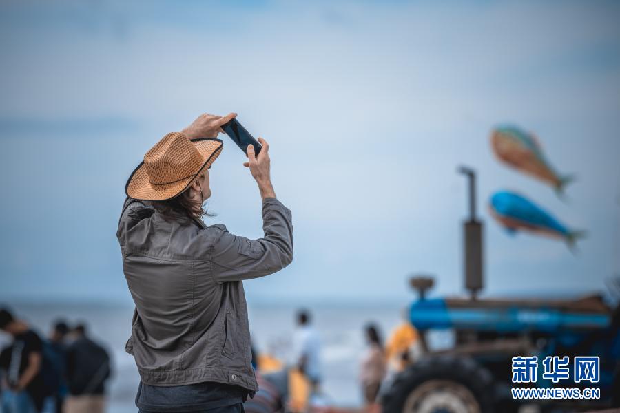 扶摇直上!中国风筝亮相新西兰最大风筝节