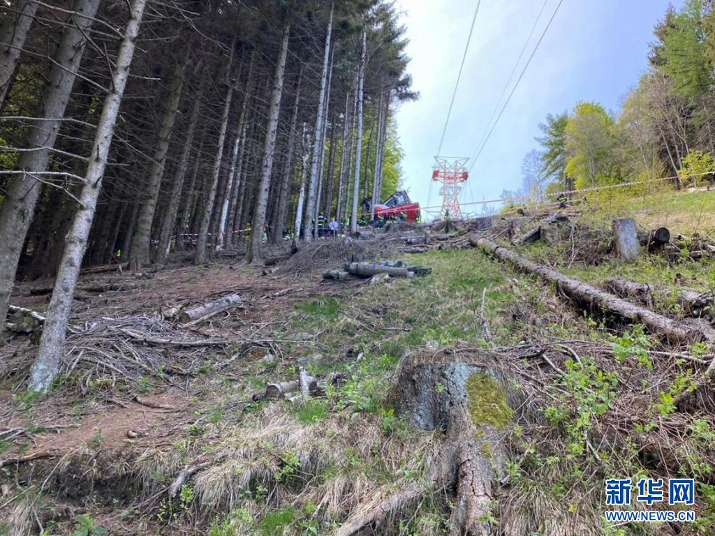 意大利北部发生一起缆车事故 造成13人死亡