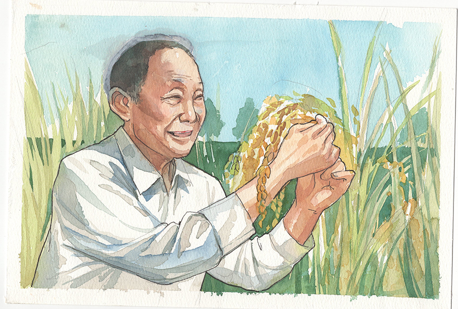 "这是世界杂交水稻之父袁隆平的梦想之一