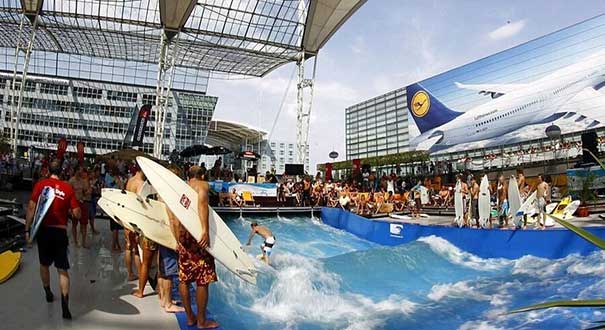 盘点全球豪华机场 室内可冲浪打高尔夫看海洋生物