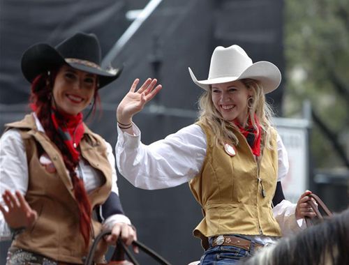 美国休斯敦牛仔大游行