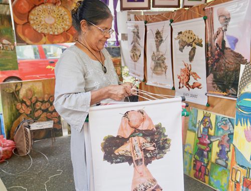 漫步斯里兰卡卡拉&middot;波拉户外艺术展