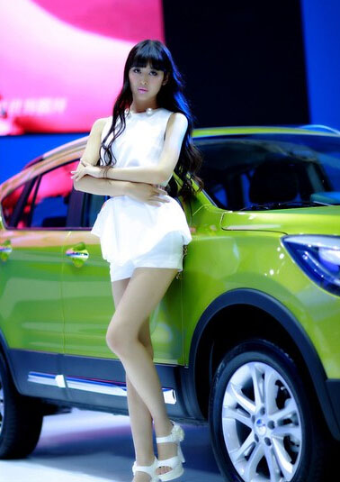 可爱长腿妹妹车模