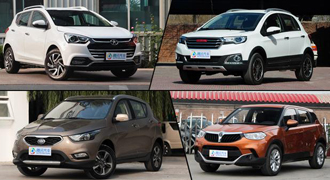 四款时尚自主小型SUV推荐 6万元起步