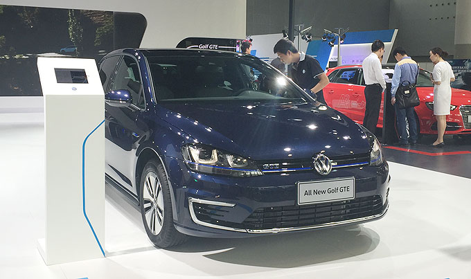 大众高尔夫GTE插电混动再次亮相