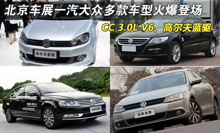 一汽-大众2012北京车展阵容全解析