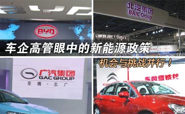 车企高管眼中的新能源政策