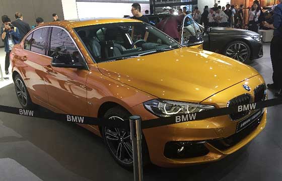 廣州車展寶馬陣容 全新BMW 1係運動轎車時尚新潮