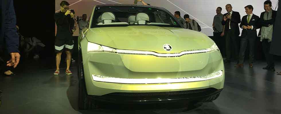 斯柯达VISION E全球首秀 明锐旅行车将三季度上市