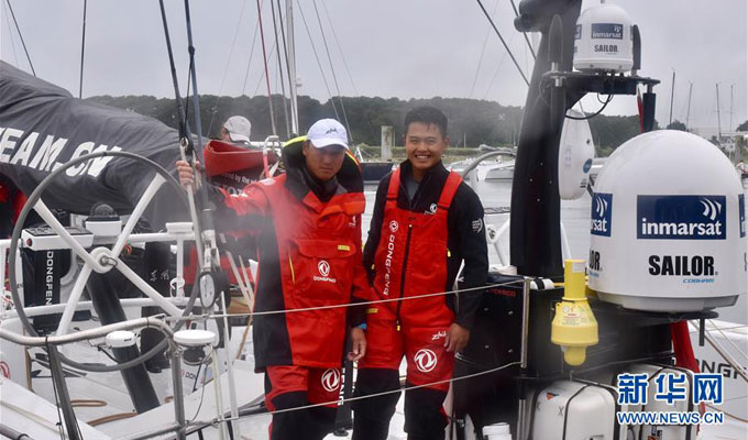 中国东风队备战2017-2018沃尔沃环球帆船赛
