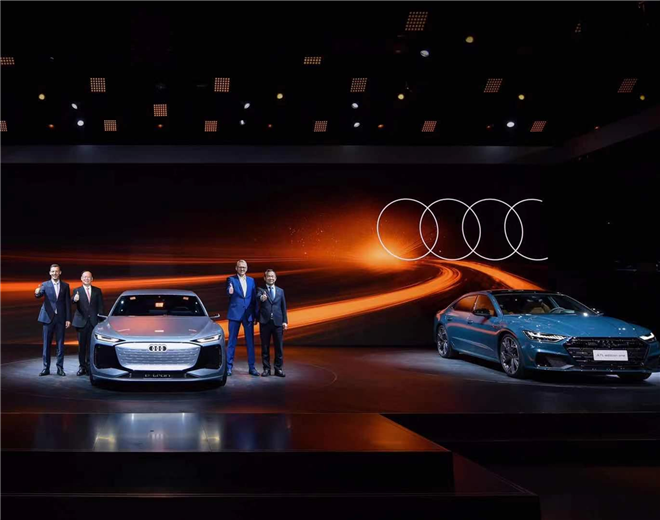 奥迪闪耀2021上海车展：四款车型全球首发 PPE技术亮相
