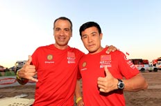 哈弗车手索萨与周勇