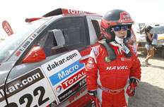 周勇和他的哈弗达喀尔赛车