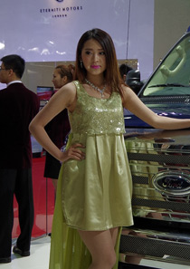 上海车展靓丽车模