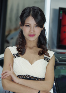 上海车展靓丽车模