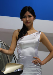 上海车展靓丽车模