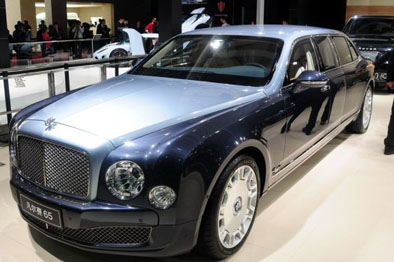 宾利发布慕尚防弹车