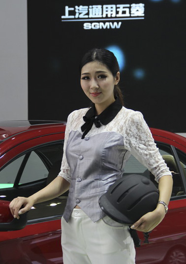 2013成都车展 骑装车模