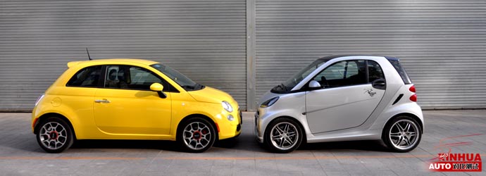没有最小只有更小 对比测试Fiat500/Smart