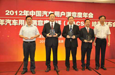 荣获2012用户满意度测评(CACSI)多项第一
