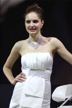 广州车展性感洋车模