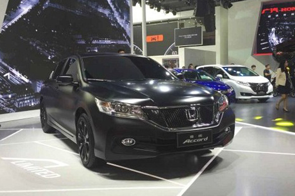 2015广州车展：雅阁磨砂夜鹰版