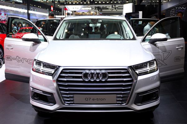 2016北京车展：奥迪Q7 e-tron