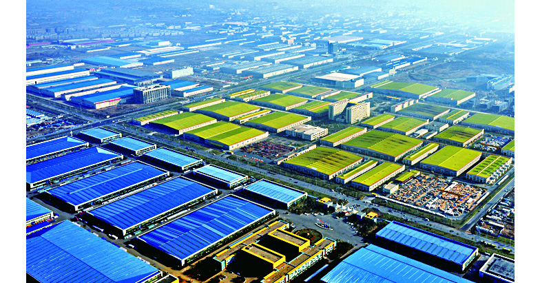 沈阳张士经济技术开发区鸟瞰（摄于2008年）