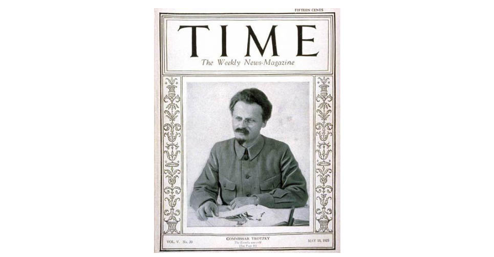 美国《时代》周刊封面上的托洛茨基